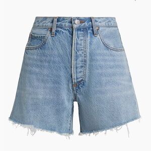 PAIGE Women's Archie High-Rise Denim Shorts Size 27